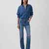 Low Rise '90S Slim Straight Jeans