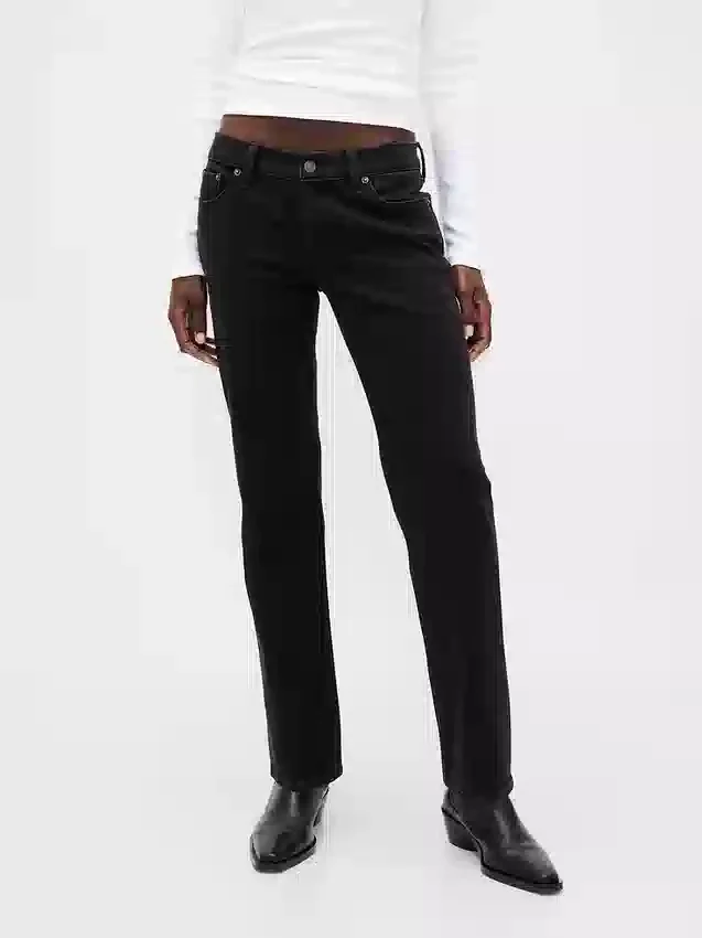 Low Rise '90S Slim Straight Jeans