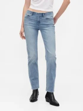 Low Rise ’90S Slim Straight Jeans
