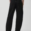 Low Rise Barrel Jeans