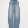 Low Rise Barrel Jeans