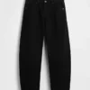 Low Rise Barrel Jeans
