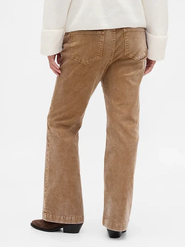 Low Rise Corduroy Long & Lean Pants