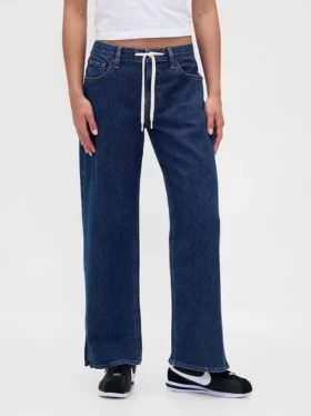 Low Rise Drawcord ’90S Loose Jeans