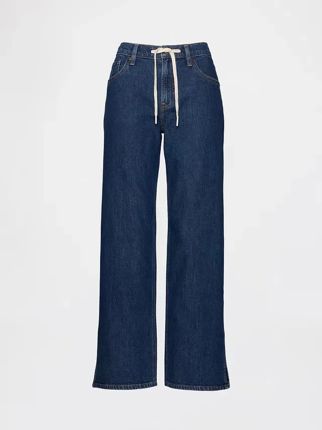 Low Rise Drawcord '90S Loose Jeans