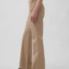 Low Rise Fitted Flare Khakis