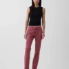 Low Rise Lace-Up '90S Slim Straight Jeans