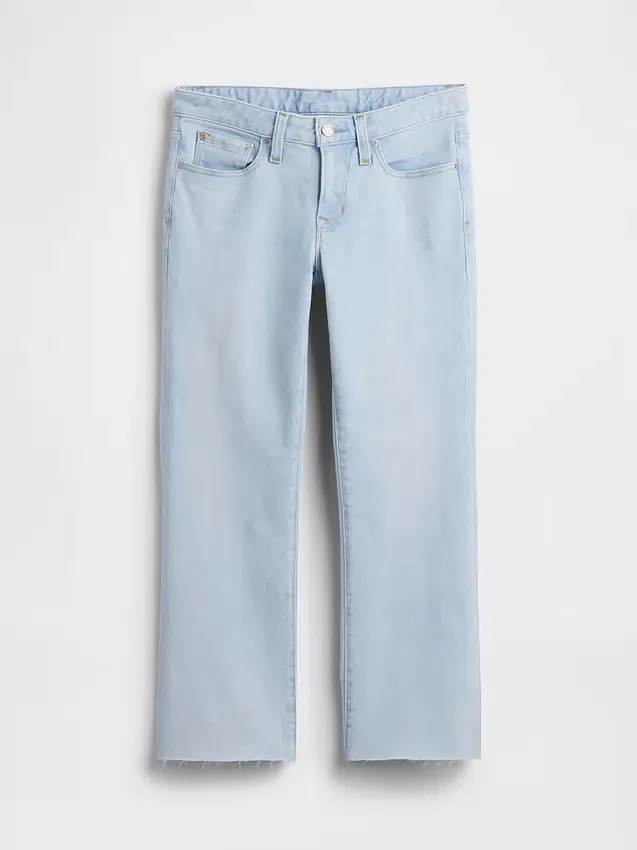 Low Rise Long & Lean Crop Jeans