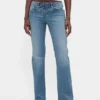 Low Rise Long & Lean Lace-Up Jeans