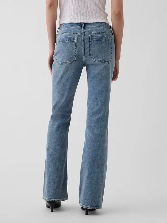 Low Rise Long & Lean Patch Pocket Jeans