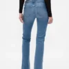 Low Rise Long & Lean Split-Hem Jeans