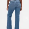Low Rise Long & Lean Split-Hem Jeans