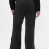 Low Rise Relaxed Flare Khakis