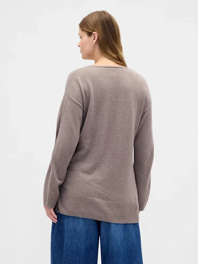 Maternity Cashsoft V-Neck Sweater