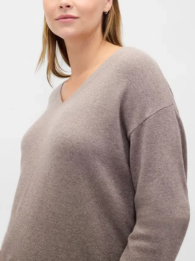 Maternity Cashsoft V-Neck Sweater