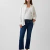 Maternity Full-Panel '90S Slim Straight Crop Jeans