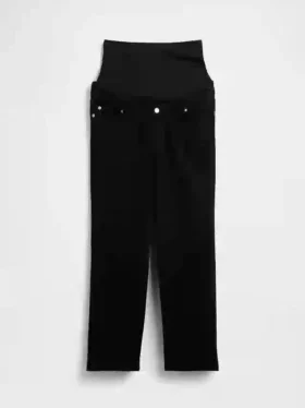 Maternity Full-Panel ’90S Slim Straight Crop Jeans