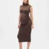 Maternity Modern Mockneck Dress