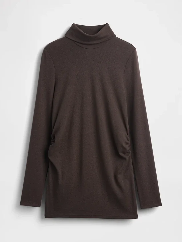 Maternity Modern Turtleneck Shirt