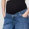 Maternity Ultrasoft Full-Panel Baggy Jeans