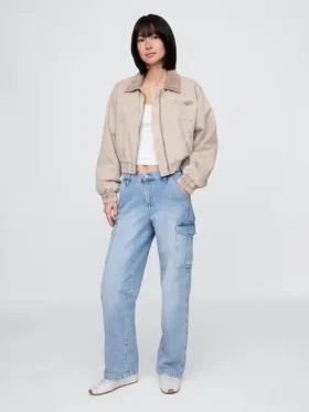 Mid Rise '90S Loose Cargo Jeans