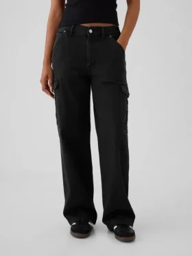 Mid Rise ’90S Loose Cargo Jeans