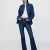 Mid Rise Baby Boot Jeans