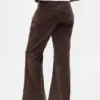 Mid Rise Corduroy Flare Pants