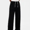 Mid Rise Double-Waist Pants