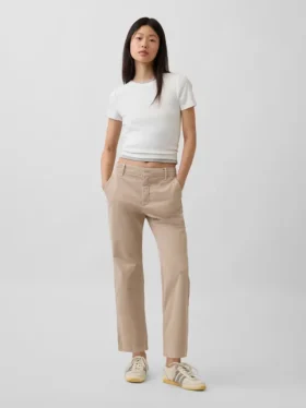 Mid Rise Khakis
