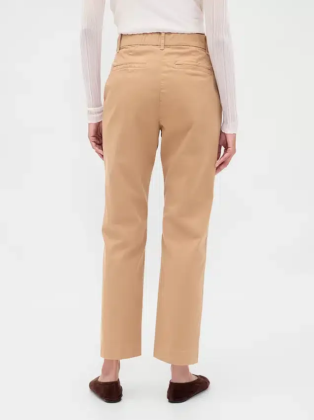 Mid Rise Khakis