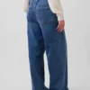 Mid Rise Knit Easy Baggy Jeans