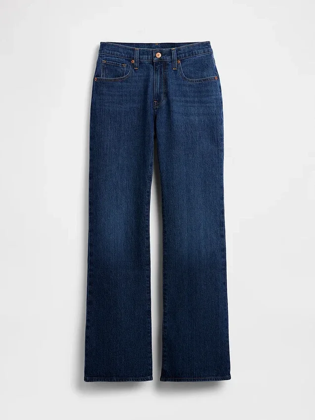 Mid Rise Relaxed Boot Jeans