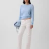 Mid Rise Relaxed Straight Jeans
