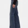 Mid Rise Rigid Relaxed Flare Jeans