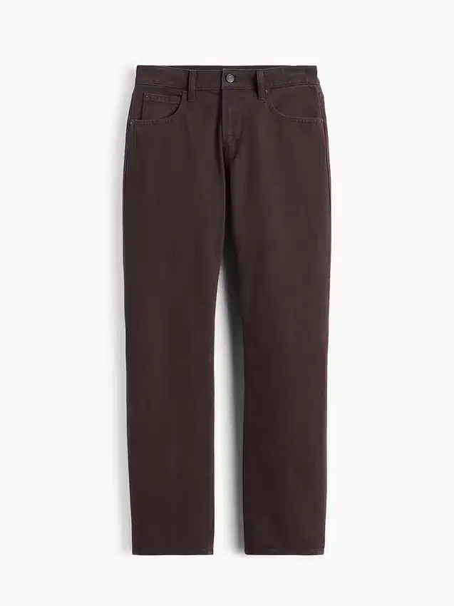 Mid Rise Straight Taper Jeans