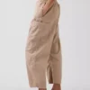 Mid Rise Twill Easy Barrel Utility Pants