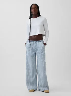 Mid Rise Ultrasoft Easy Baggy Jeans
