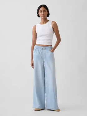Mid Rise Ultrasoft Easy Baggy Jeans