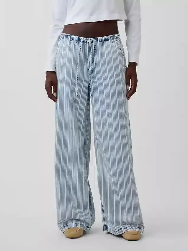 Mid Rise Ultrasoft Easy Baggy Jeans