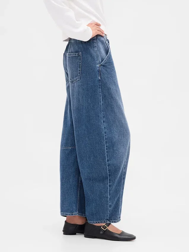 Mid Rise Ultrasoft Easy Horseshoe Jeans
