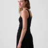 Mini Rib Lace-Trim Pj Tank Top