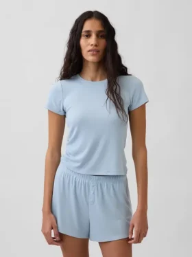Mini Rib Pj T-Shirt