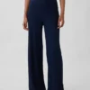 Mini Rib Wide-Leg Pj Pants