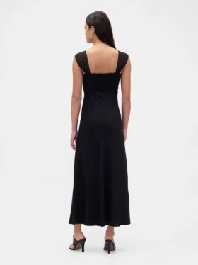 Mixed Media Maxi Dress