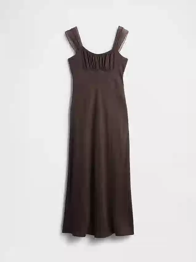 Mixed Media Maxi Dress