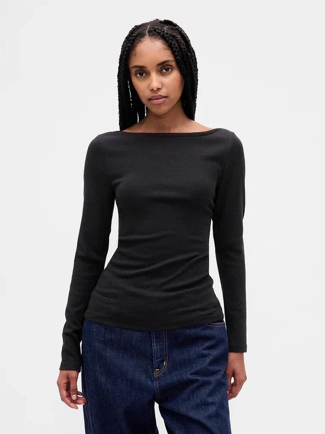 Modern Boatneck T-Shirt
