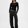 Modern Compact Rib Crop T-Shirt