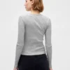 Modern Compact Rib Crop T-Shirt