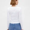 Modern Compact Rib Crop T-Shirt